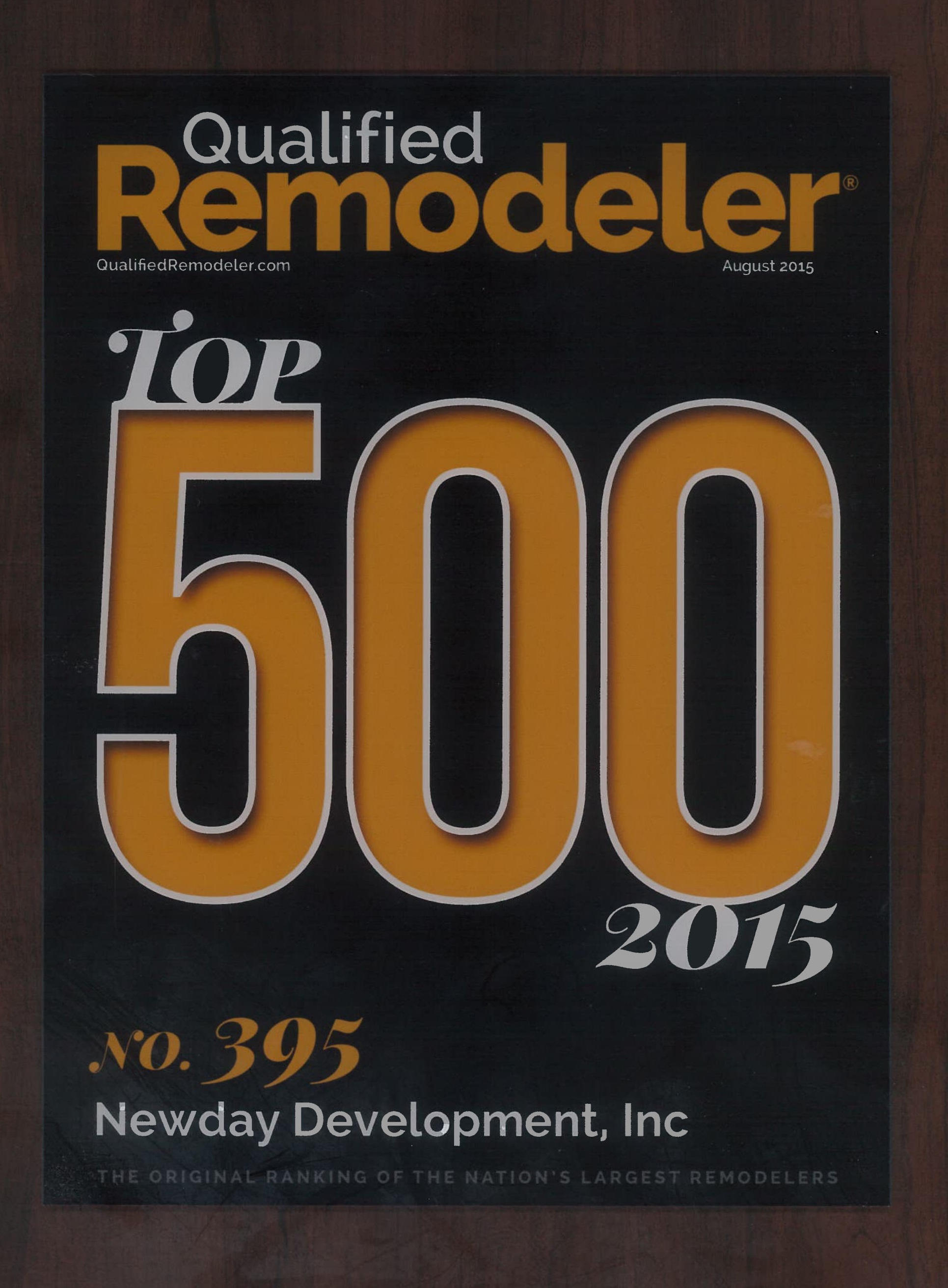 Qualified Remodeler Top 500 firms –